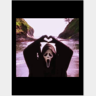 Ghostface with love Posters and Art