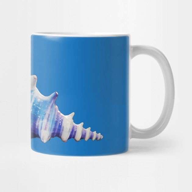 Single Seashell with Prominent Spikes and a Swirling Pattern by animegirlnft