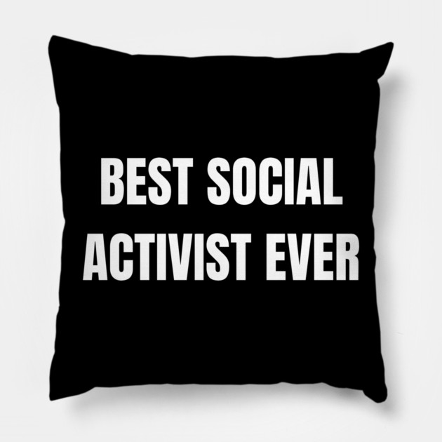 Social Activist Pillow by BlackMeme94