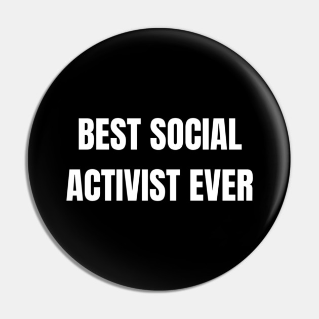 Social Activist Pin by BlackMeme94