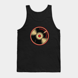 Ultra Vinyl Record QR Code Tank Top