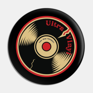 Ultra Vinyl Record QR Code Pin