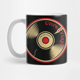 Ultra Vinyl Record QR Code Mug