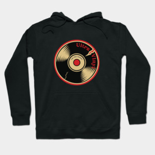 Ultra Vinyl Record QR Code Hoodie