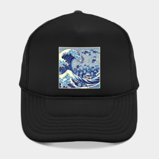 Blue Cats Wave For Kamala Funny Cat Lady Hat