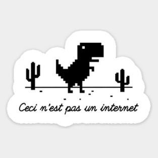 Ceci N'Est Pas Un Internet Sticker