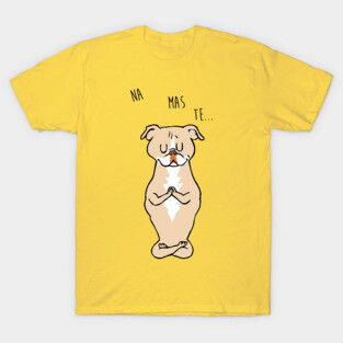 NAMASTE American Pit Bull Terrier T-Shirt