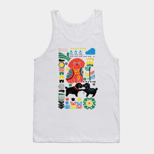 Scandinavian Poodle Tank Top