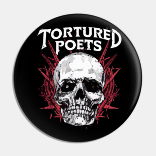 Tortured Poets Metal Band Pin
