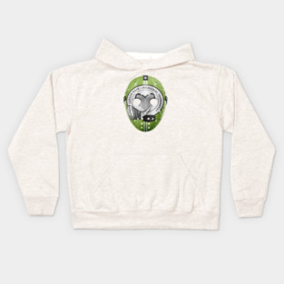 Carson Kaye Memorial Tournament Goalie Mask Kids Hoodie