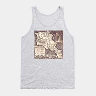 Illustrated Guide-Map of Historical Architecutural Monuments of Soviet Armenia Tank Top