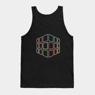 Neon Cube Tank Top