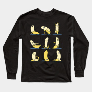 Banana Yoga Long Sleeve T-Shirt