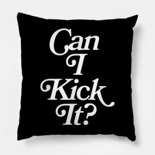 can i kick it charlie brown Pillow