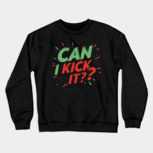 can i kick it charlie brown Crewneck Sweatshirt