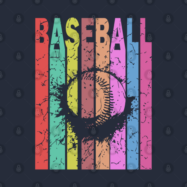 Baseball - Retro Graphic Design - Typographic Art by TuncGK