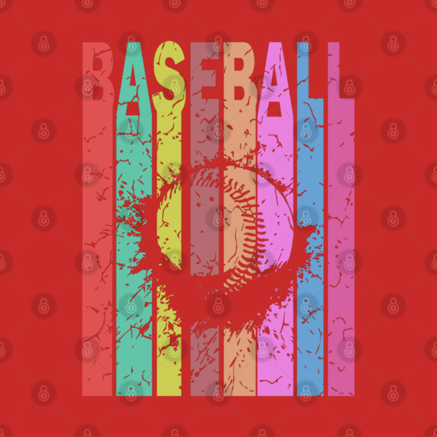 Baseball - Retro Graphic Design - Typographic Art by TuncGK
