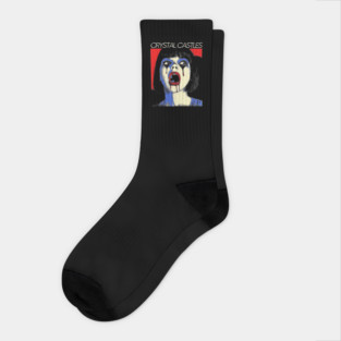 : Crystal Castles : Original Fan Design  : Socks