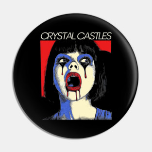 : Crystal Castles : Original Fan Design  : Pin