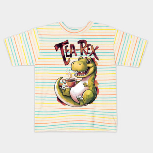 Tea-Rex Delight Kids T-Shirt