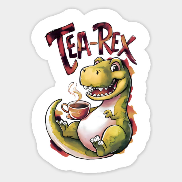 Tea-Rex Delight Magnet by TurnEffect