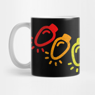 Rainbow Gay Pride Christmas Lights Mug