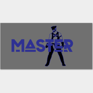 Master - Blue w/ Graphic Posters and Art