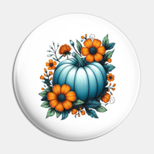 Fall Season Pumpkin Pin