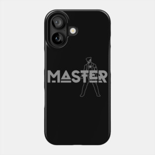 Master - Grey w/ Graphic Phone Case