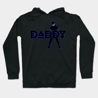 Daddy - Blue Outline w/ Graphic Hoodie