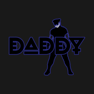 Daddy - Blue Outline w/ Graphic T-Shirt