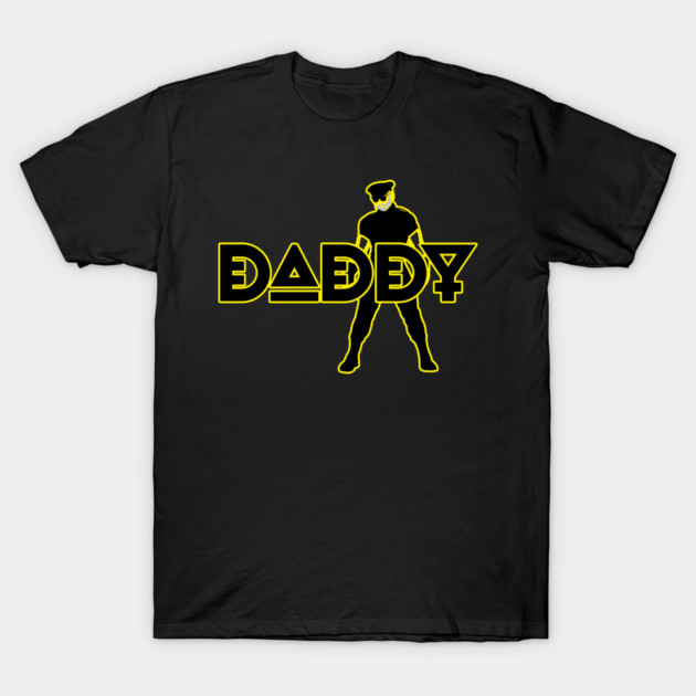Daddy - Yellow Outline w/ Graphic T-Shirt by planetkink