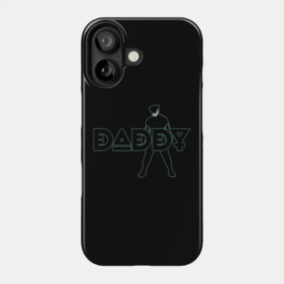 Daddy - Green Outline w/ Graphic Phone Case