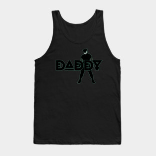 Daddy - Green Outline w/ Graphic Tank Top