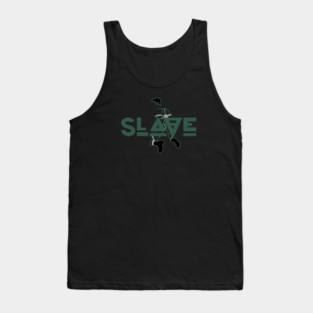 Slave - Green w/ Graphic Tank Top