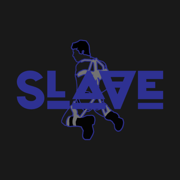 Slave - Blue w/ Graphic by planetkink