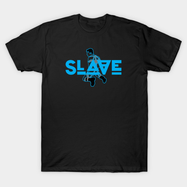 Slave - Turquoise w/ Graphic T-Shirt by planetkink
