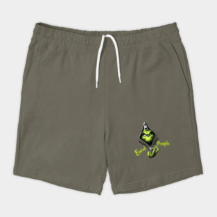Ew People Grinch, Grinch Open Zipper Shorts