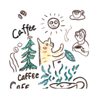 Dogs Books and coffee Dog reader coffee quote T-Shirt