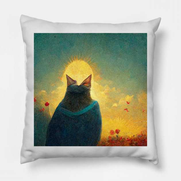 amazing birds and sun Pillow by SR8891