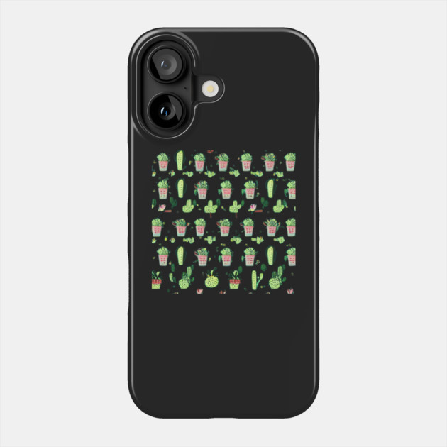 Cactus Pattern for your life Phone Case by SR8891