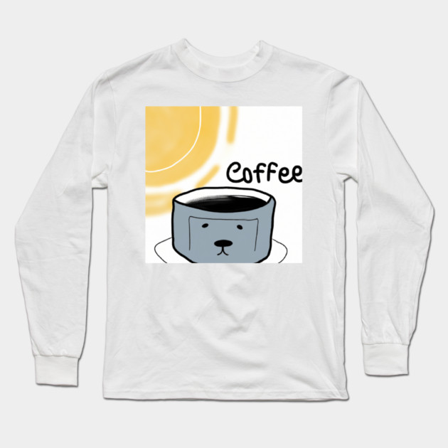 Dogs and coffee under the sun Long Sleeve T-Shirt by SR8891