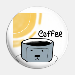 Dogs and coffee under the sun Pin