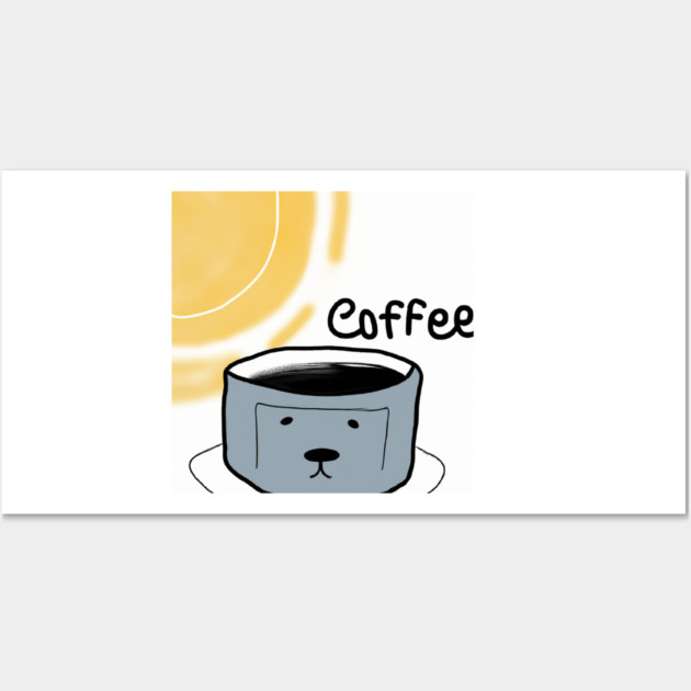 Dogs and coffee under the sun Wall Art by SR8891