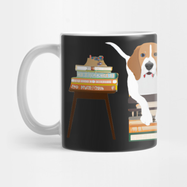 dogs books and coffee dog reader coffee quote by SR8891