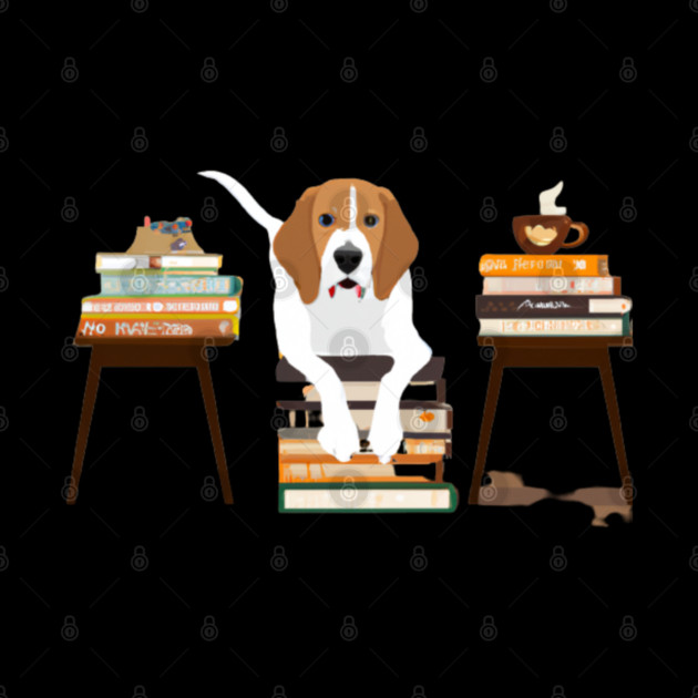 dogs books and coffee dog reader coffee quote by SR8891