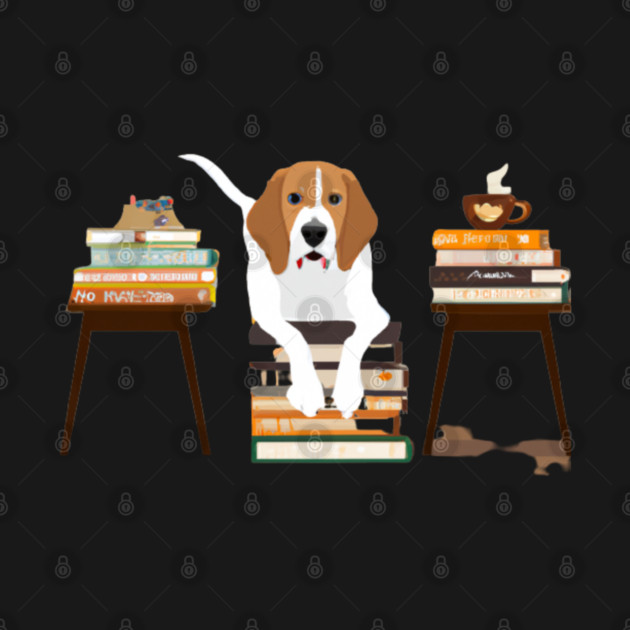 dogs books and coffee dog reader coffee quote by SR8891
