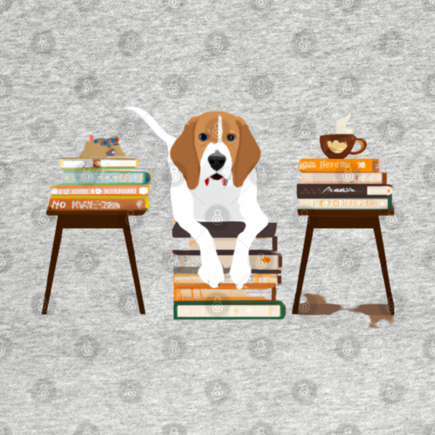 dogs books and coffee dog reader coffee quote by SR8891