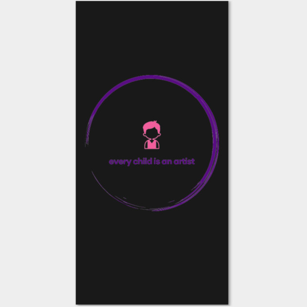 every child is an artist Wall Art by SR8891