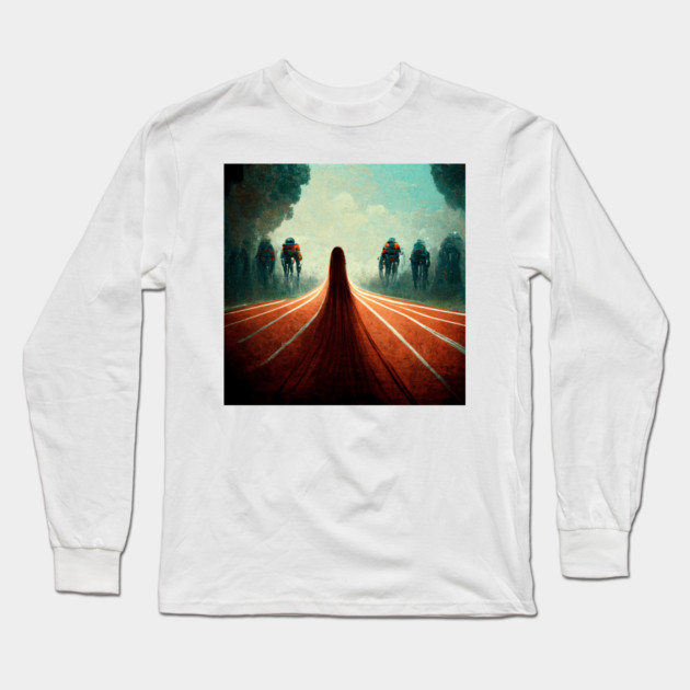 speed and a long distance  Long Sleeve T-Shirt by SR8891